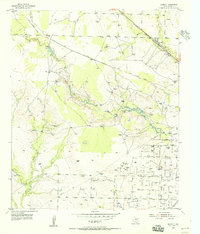 preview thumbnail of historical topo map of Scurry County, TX in 1954