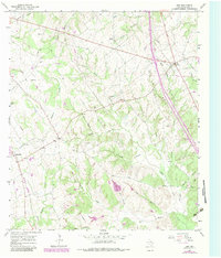 Download a high-resolution, GPS-compatible USGS topo map for Dew, TX (1983 edition)