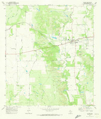 Download a high-resolution, GPS-compatible USGS topo map for Dhanis, TX (1973 edition)