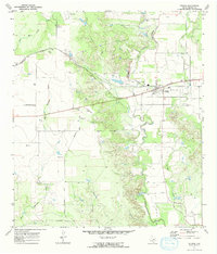 preview thumbnail of historical topo map of Medina County, TX in 1970