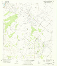Download a high-resolution, GPS-compatible USGS topo map for Diamond Y Spring NE, TX (1977 edition)