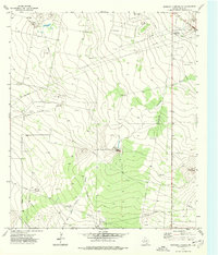 preview thumbnail of historical topo map of Pecos County, TX in 1974