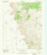 Download a high-resolution, GPS-compatible USGS topo map for Dick Moore Canyon, TX (1969 edition)