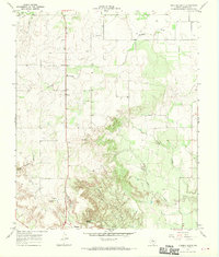 preview thumbnail of historical topo map of Dickens County, TX in 1967