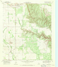 Download a high-resolution, GPS-compatible USGS topo map for Dickens South, TX (1970 edition)