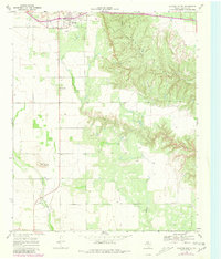 Download a high-resolution, GPS-compatible USGS topo map for Dickens South, TX (1981 edition)