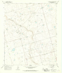 preview thumbnail of historical topo map of Martin County, TX in 1966