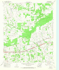 preview thumbnail of historical topo map of Hopkins County, TX in 1965