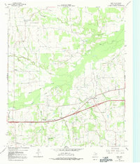 Download a high-resolution, GPS-compatible USGS topo map for Dike, TX (1991 edition)