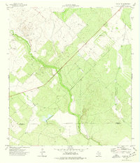 preview thumbnail of historical topo map of Frio County, TX in 1974