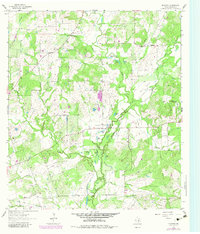 preview thumbnail of historical topo map of Gonzales County, TX in 1962