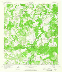 preview thumbnail of historical topo map of Gonzales County, TX in 1962