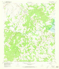 1959 Map of Dime Box, TX, 1973 Print