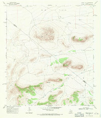 Download a high-resolution, GPS-compatible USGS topo map for Dimple Hills, TX (1971 edition)