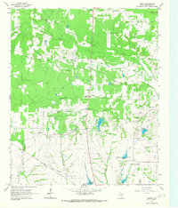 preview thumbnail of historical topo map of Red River County, TX in 1964