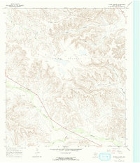 Download a high-resolution, GPS-compatible USGS topo map for Divide Country, TX (1970 edition)