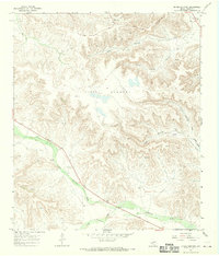preview thumbnail of historical topo map of Pecos County, TX in 1967