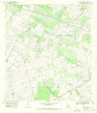 Download a high-resolution, GPS-compatible USGS topo map for Dobrowolski, TX (1971 edition)