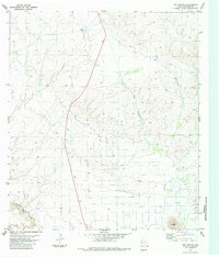 Download a high-resolution, GPS-compatible USGS topo map for Dog Canyon, TX (1984 edition)