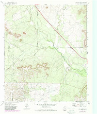 Download a high-resolution, GPS-compatible USGS topo map for Dog Creek NE, TX (1987 edition)