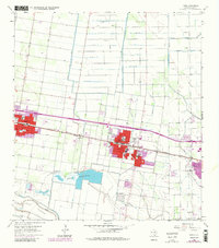 Download a high-resolution, GPS-compatible USGS topo map for Donna, TX (1984 edition)