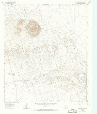 1964 Map of Crane County, TX, 1967 Print