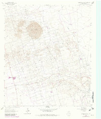 1964 Map of Crane County, TX, 1981 Print
