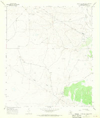 Download a high-resolution, GPS-compatible USGS topo map for Double Mill Draw SE, TX (1970 edition)