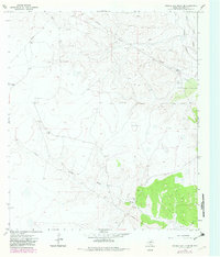 Download a high-resolution, GPS-compatible USGS topo map for Double Mill Draw SE, TX (1982 edition)