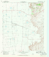 Download a high-resolution, GPS-compatible USGS topo map for Dougherty, TX (1971 edition)