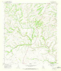 Download a high-resolution, GPS-compatible USGS topo map for Dryden NE, TX (1972 edition)