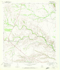 preview thumbnail of historical topo map of Terrell County, TX in 1968