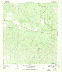 preview thumbnail of historical topo map of La Salle County, TX in 1969