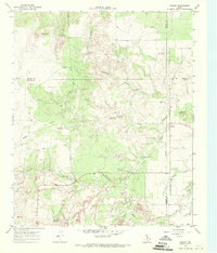 preview thumbnail of historical topo map of Dickens County, TX in 1968