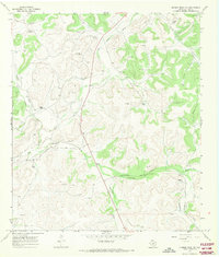 preview thumbnail of historical topo map of Sutton County, TX in 1967