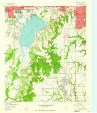 Download a high-resolution, GPS-compatible USGS topo map for Duncanville, TX (1961 edition)