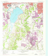 Download a high-resolution, GPS-compatible USGS topo map for Duncanville, TX (1974 edition)