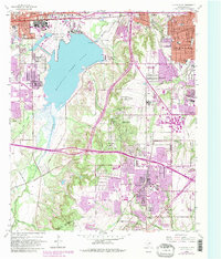 Download a high-resolution, GPS-compatible USGS topo map for Duncanville, TX (1982 edition)