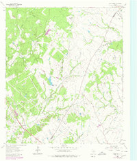 Download a high-resolution, GPS-compatible USGS topo map for Dunn Creek, TX (1980 edition)