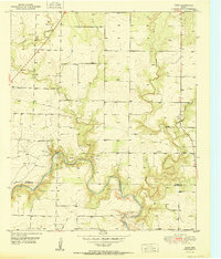 1951 Map of Dunn