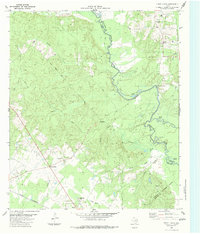 preview thumbnail of historical topo map of Cherokee County, TX in 1983