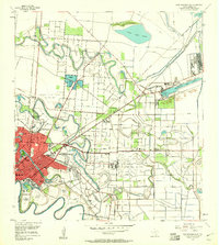 1955 Map of East Brownsville, 1961 Print