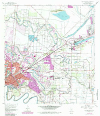 Download a high-resolution, GPS-compatible USGS topo map for East Brownsville, TX (1984 edition)