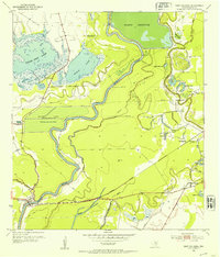 Download a high-resolution, GPS-compatible USGS topo map for East Columbia, TX (1953 edition)