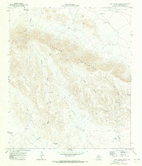 preview thumbnail of historical topo map of Culberson County, TX in 1970