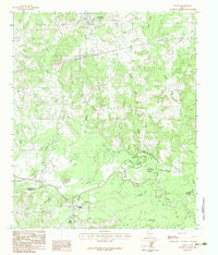 Download a high-resolution, GPS-compatible USGS topo map for Easton, TX (1983 edition)
