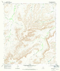 preview thumbnail of historical topo map of Pecos County, TX in 1968