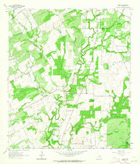 Download a high-resolution, GPS-compatible USGS topo map for Ecleto, TX (1964 edition)