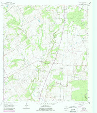 Download a high-resolution, GPS-compatible USGS topo map for Ecleto, TX (1987 edition)