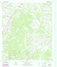 Download a high-resolution, GPS-compatible USGS topo map for Edgar, TX (1987 edition)
